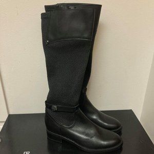 New Blondo Enya Black Leather Waterproof Riding Boot - Size 8